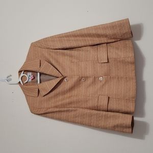 Le Suit Woven Blazer Peach Color